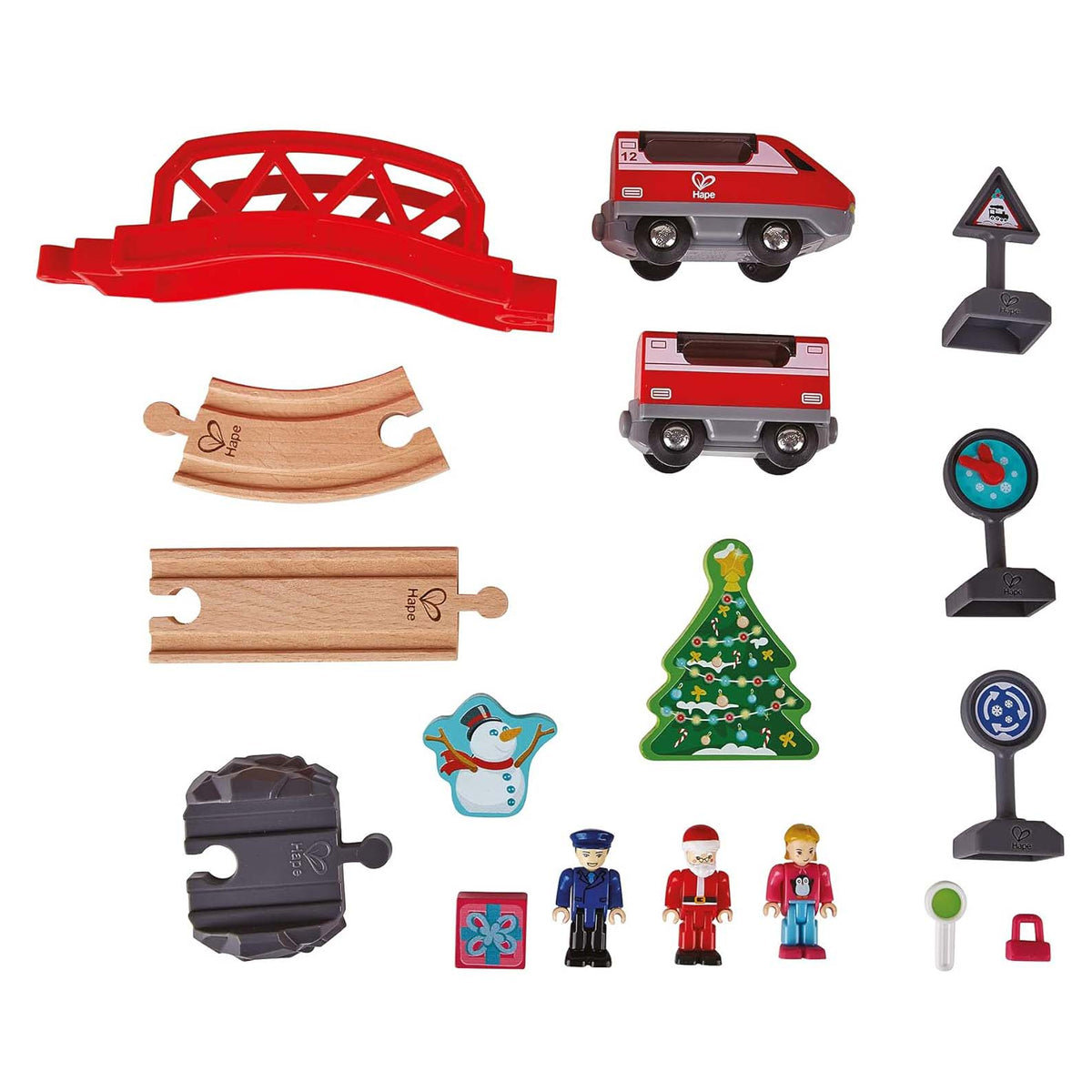 Hape Railway Set Advent Calendar Minim Kids