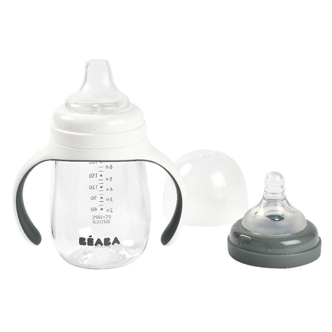 Beaba 2 in 1 Learning Cup 210 ml Charcoal