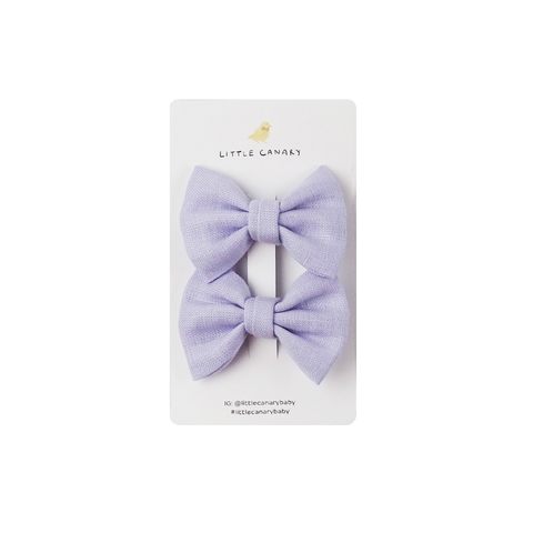 Little Canary Hairclips Classic Lavender
