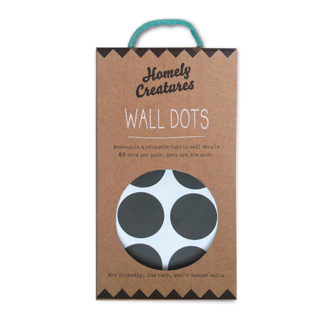 Homely Creatures Wall Decal Dots - Black