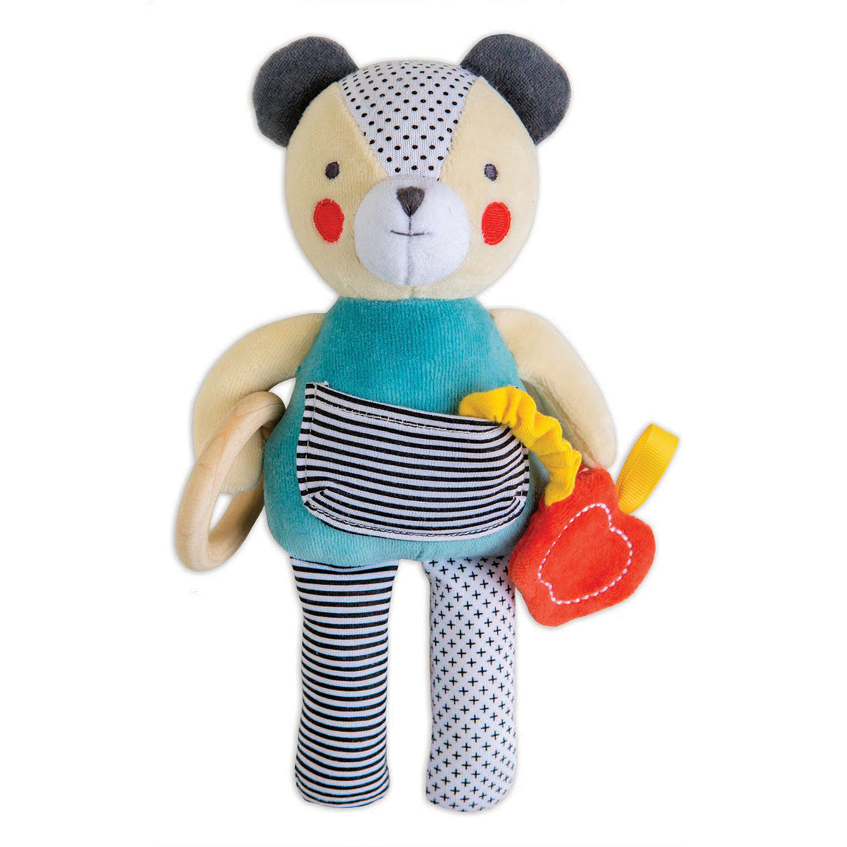 Petit Collage Busy Bear Organic Activity Toy