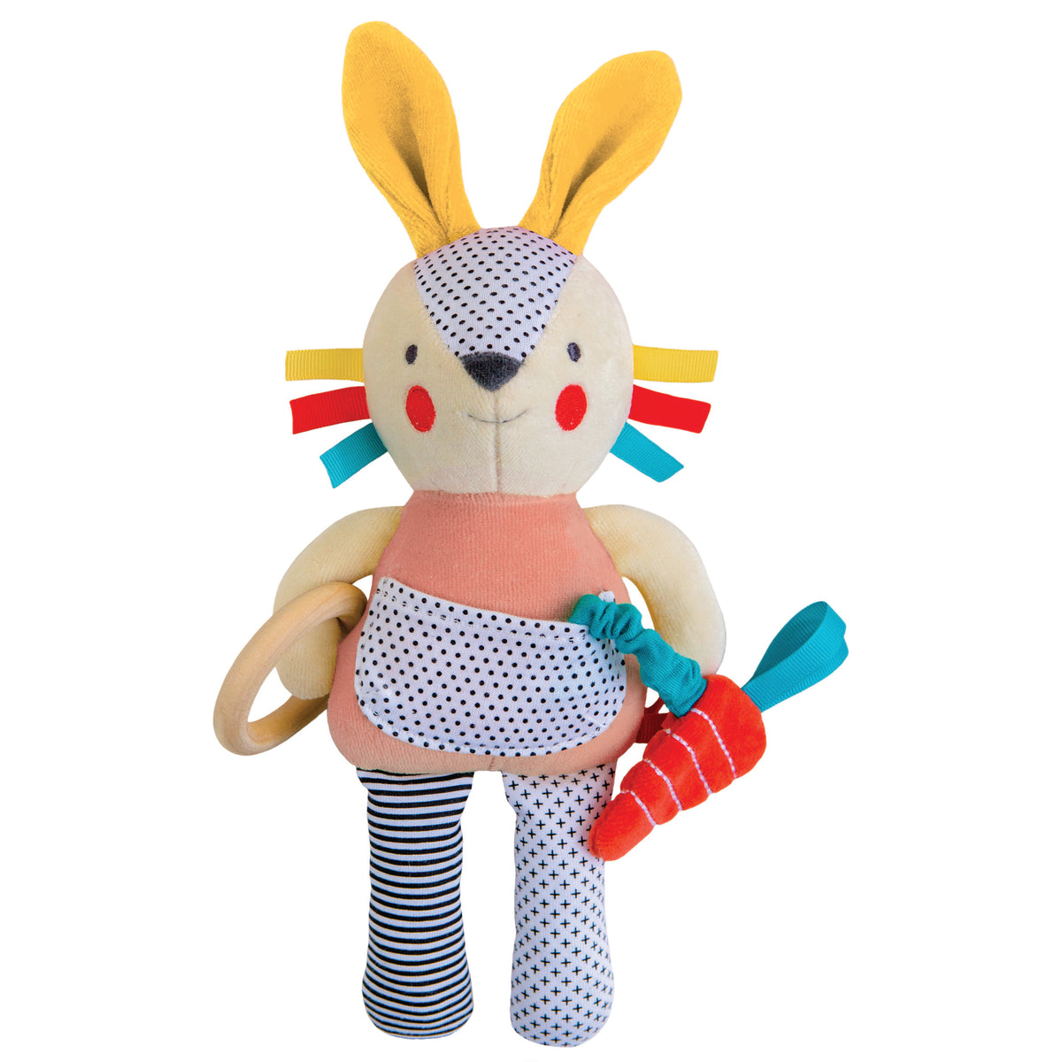 Petit Collage Busy Bunny Organic Activity Toy