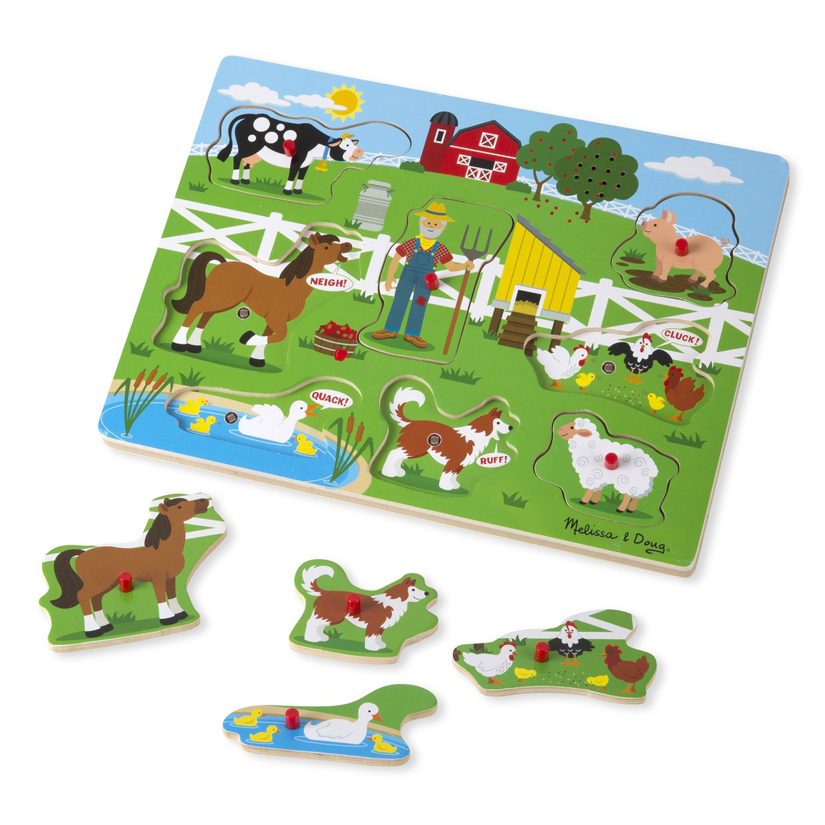 Melissa & Doug Sound Puzzle McDonald's Farm