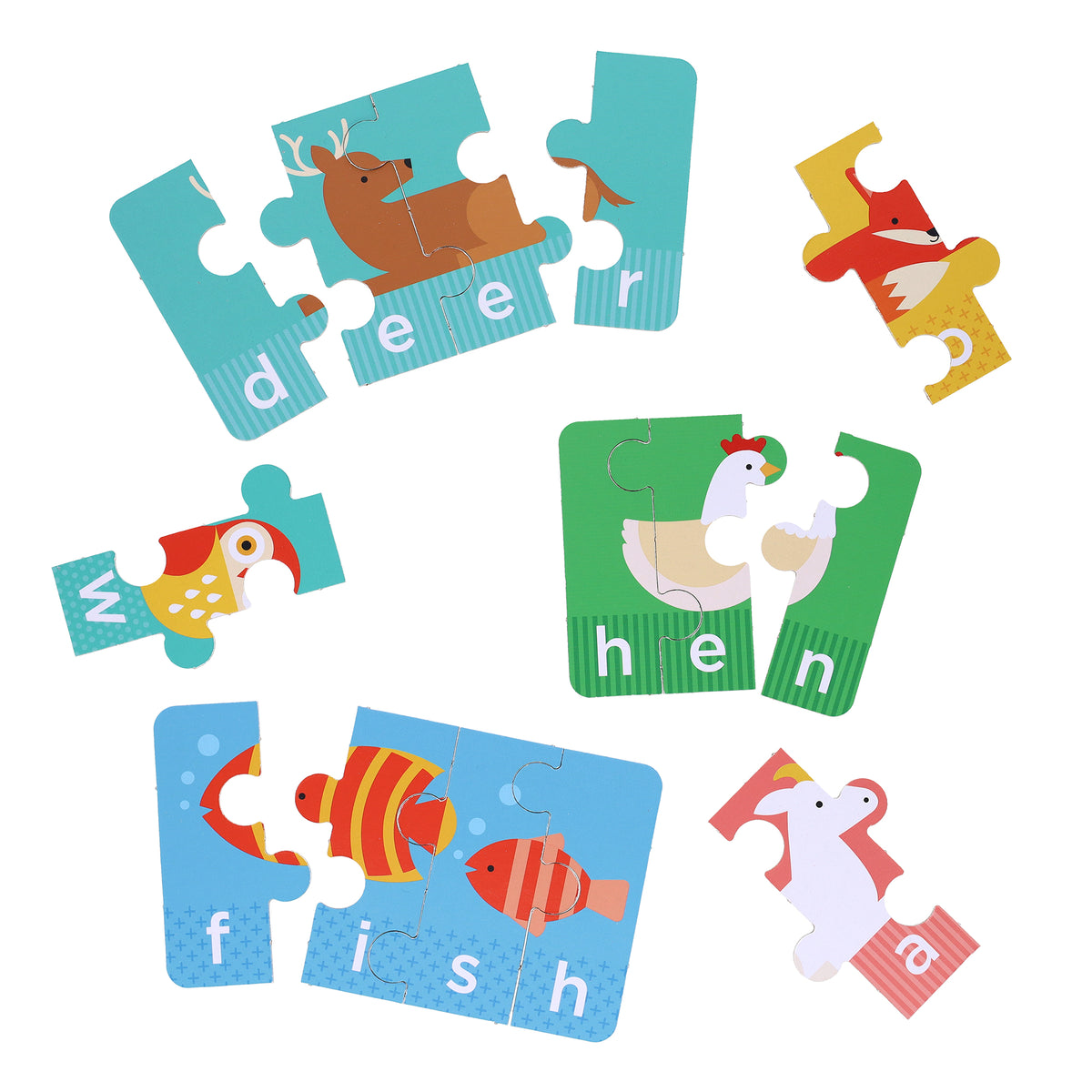 Petit Collage Spelling Puzzles: Animals
