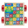 Melissa & Doug Classic Alphabet Block Cart