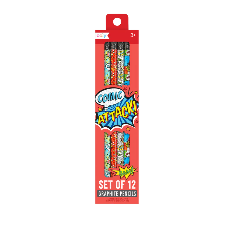 Ooly Graphite Pencils Set of 12 - Comic Attack
