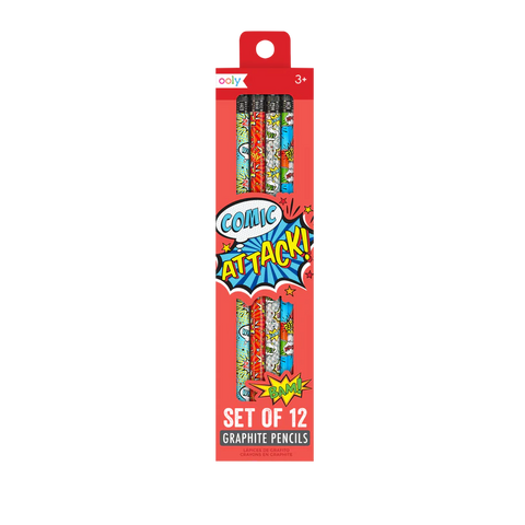 Ooly Graphite Pencils Set of 12 - Comic Attack