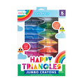 Ooly Happy Triangles Jumbo Crayons