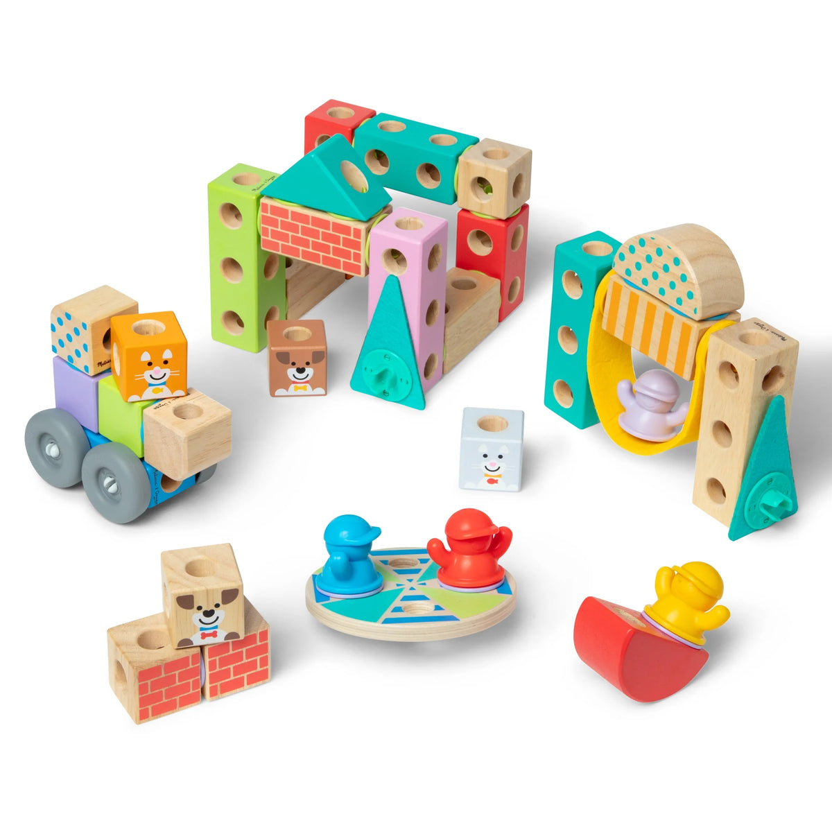 Melissa & Doug Blockables Play Set - Town