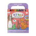 Ooly Carry Along Coloring Book Set - Pet Pals