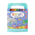 Ooly Carry Along Coloring Book Set - Sea Life