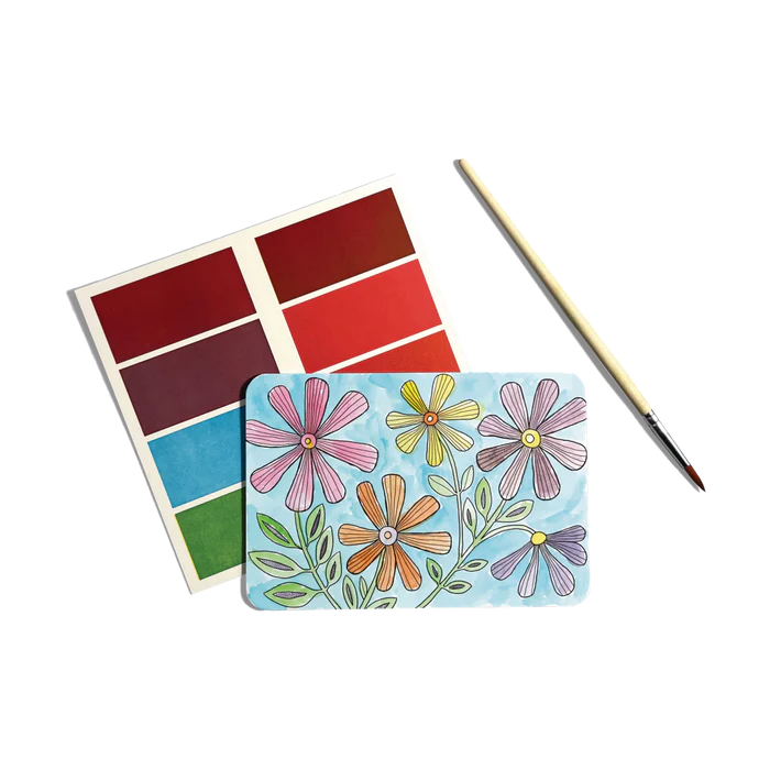 Ooly Scenic Hues DIY Watercolor Art Kit - Flowers and Gardens