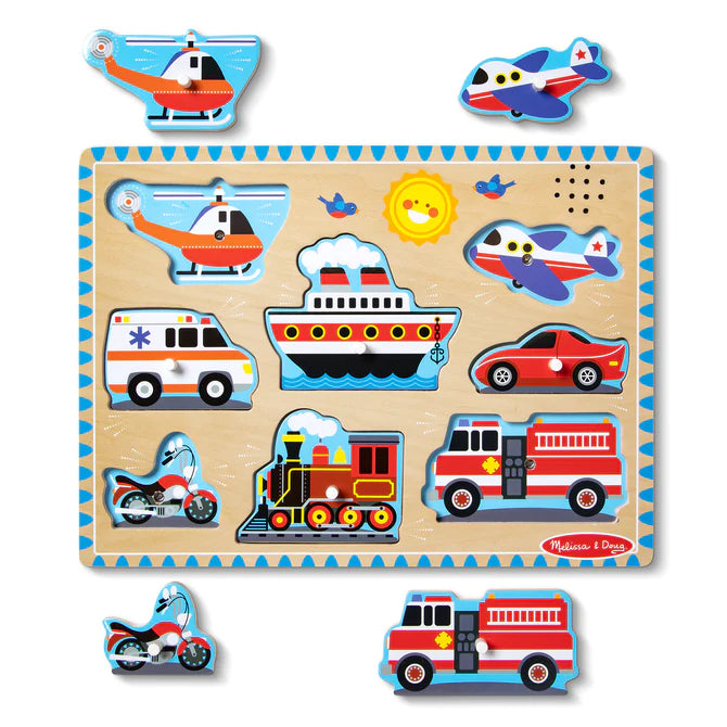 Melissa & Doug Sound Puzzle Vehicle