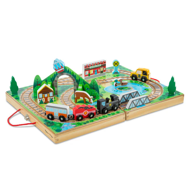 Melissa & Doug Take Along Railroad