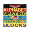 Melissa & Doug Alphabet Nesting and Stacking Blocks