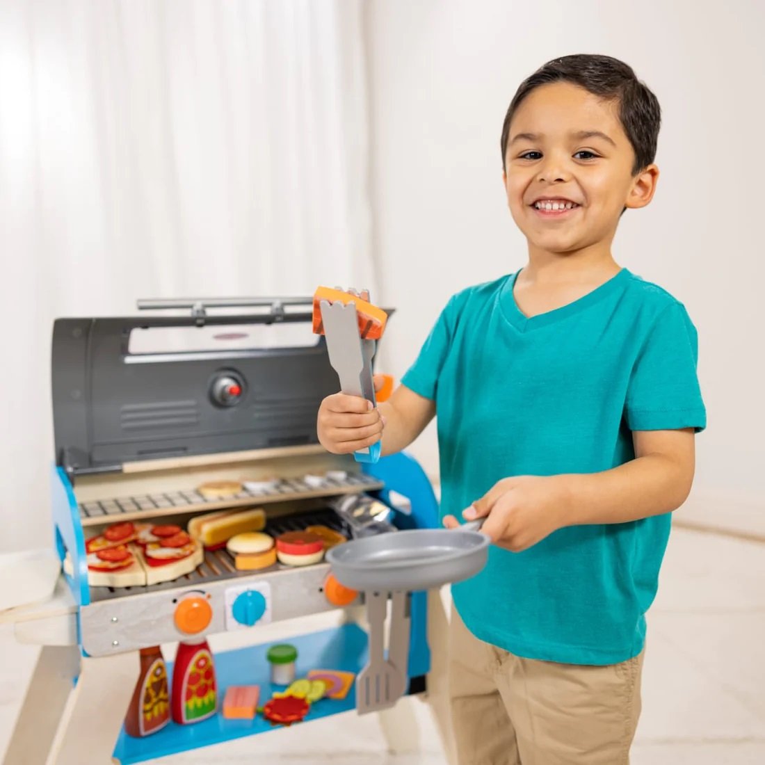 Melissa & Doug Deluxe Grill & Pizza Oven Playset