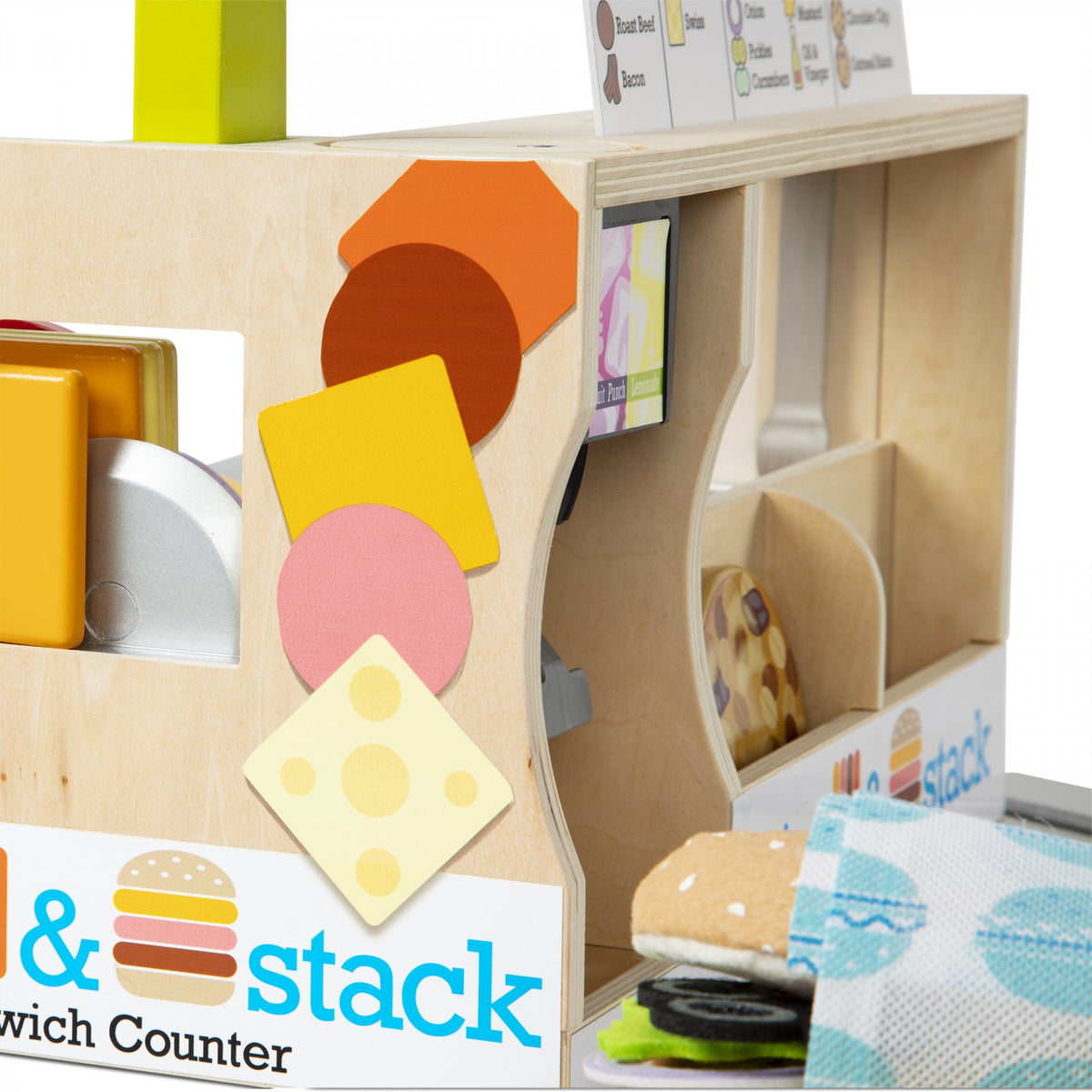 Melissa & Doug Stack & Slice Sandwich Counter