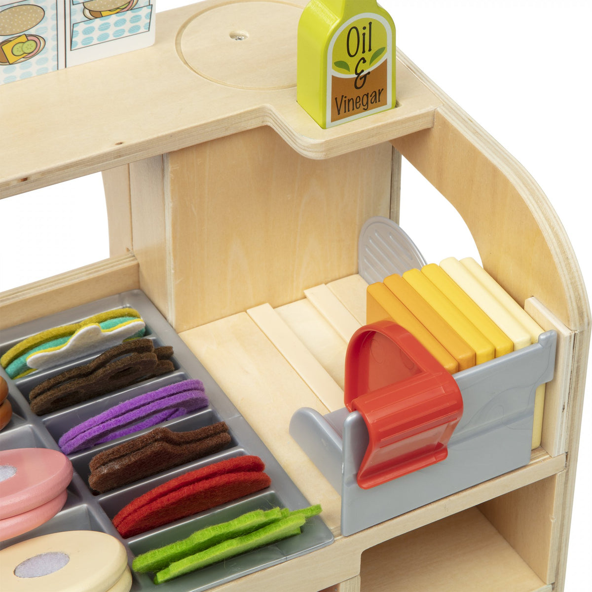 Melissa & Doug Stack & Slice Sandwich Counter