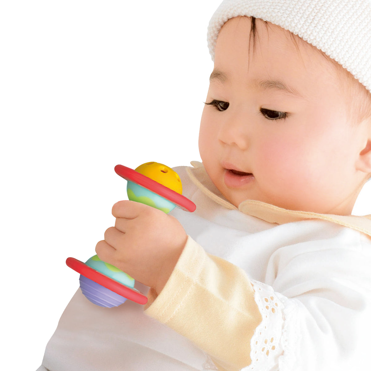 Toyroyal Love of Mom Series - Dumbbell Rattle Teether