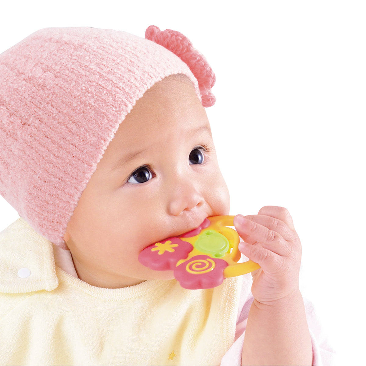 Toyroyal Love of Mom Series - Smiley Rattle Teether