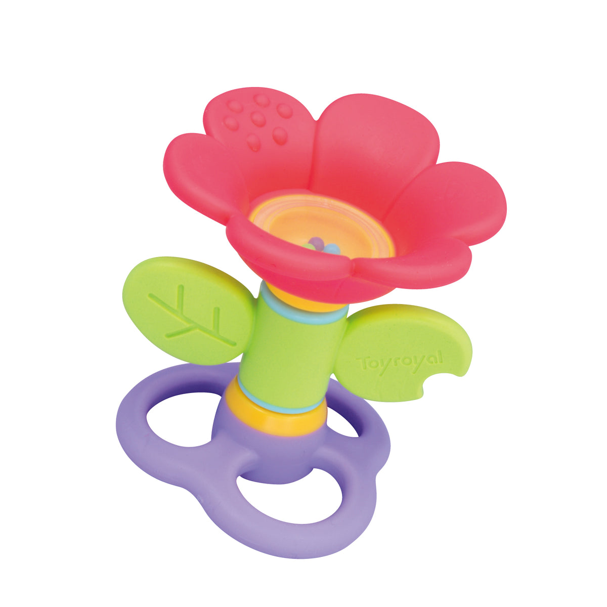 Toyroyal Love of Mom Series - Flower Rattle Teether