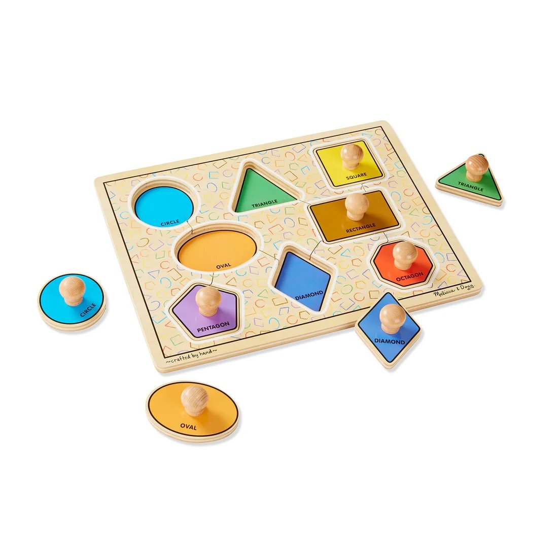 Melissa & Doug Shapes Jumbo Knob Puzzle