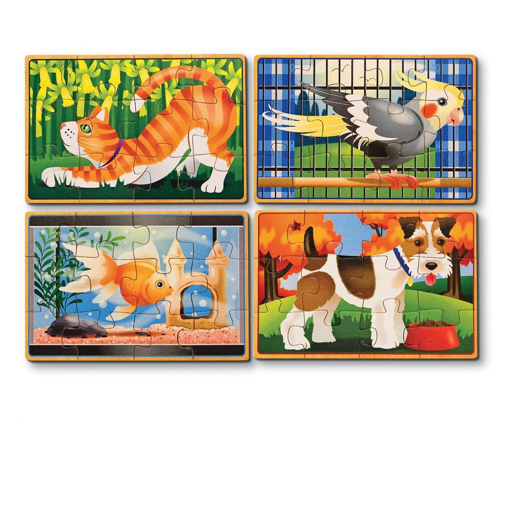 Melissa & Doug 4-in-1 Puzzle Pets