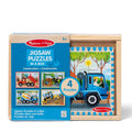 Melissa & Doug 4-in-1 Puzzle Constructions