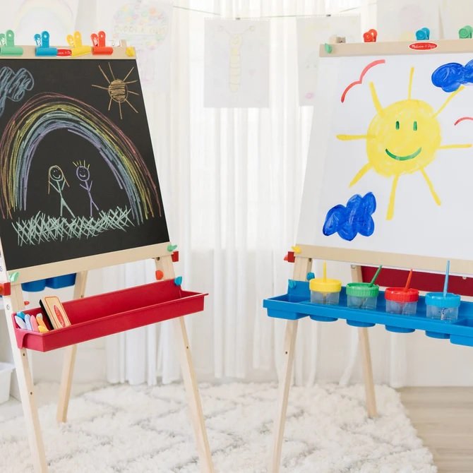 Melissa & Doug Deluxe Magnetic Standing Easel