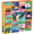 Galison Family Puzzle - Painted Safari 500 Piece