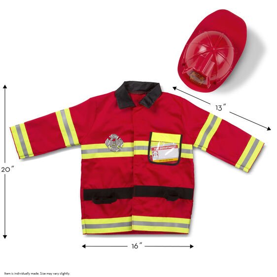 Melissa & Doug Role Play Costume Fire Chief