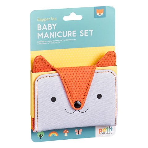 Petit Collage Dapper Fox Baby Manicure Set