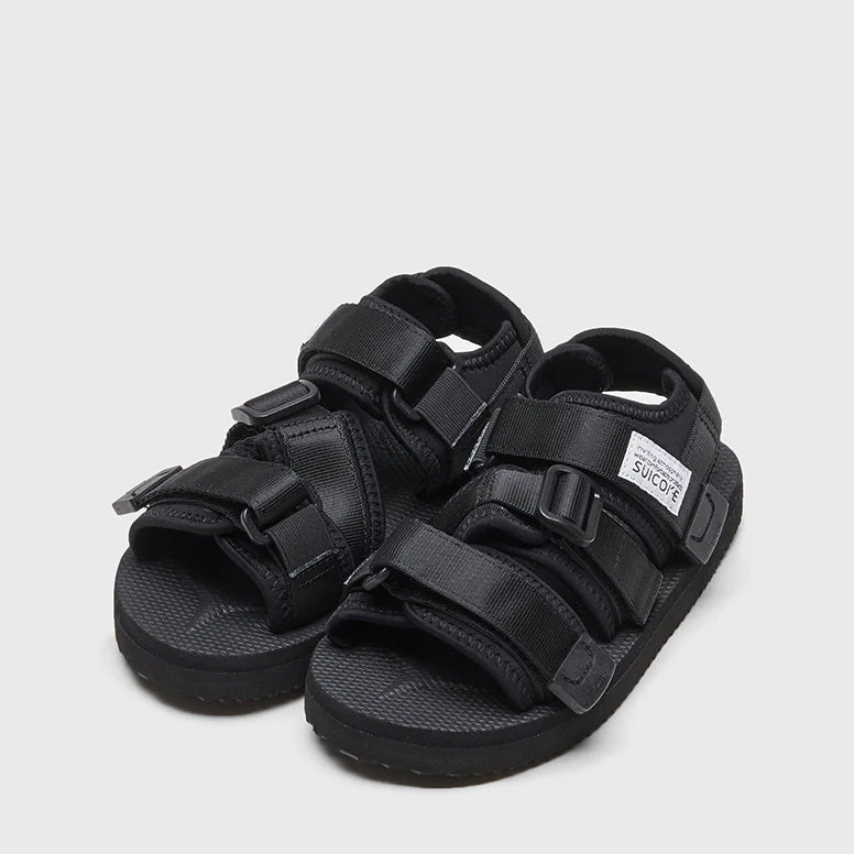 SUICOKE Kids Black KISEE Sandals K9