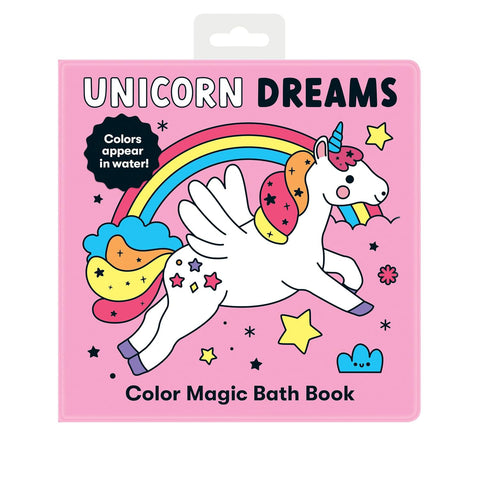 Mudpuppy Color Magic Bath Book - Unicorn Dreams