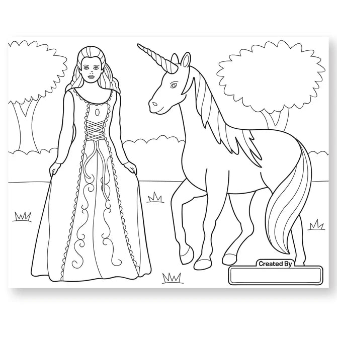 Melissa & Doug Jumbo Coloring Pad - Pink