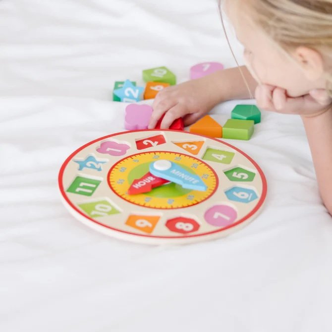 Melissa & Doug Shape Sorting Clock