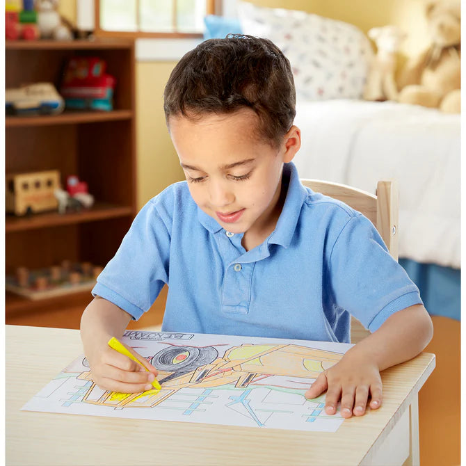 Melissa & Doug Jumbo Coloring Pad - Blue
