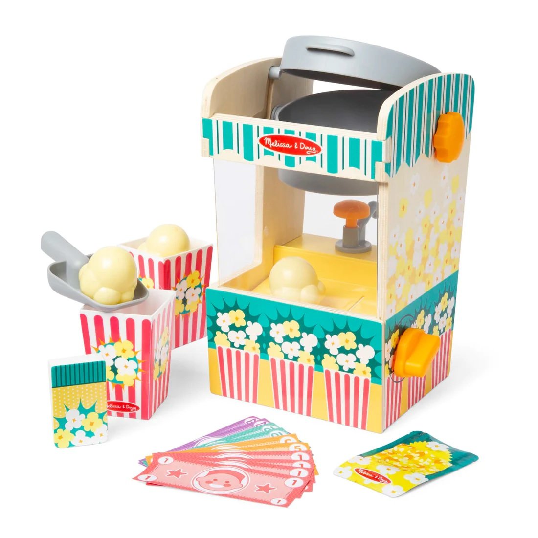 Melissa & Doug Pop & Serve Popcorn Stand