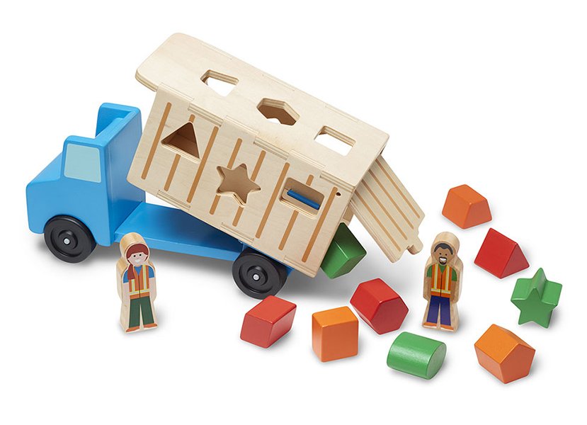 Melissa & Doug Shape Sorting Dump Truck