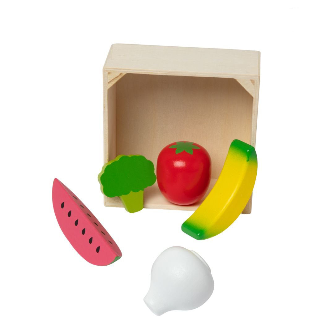 Melissa & Doug Wooden Food Groups Play Set - Produce