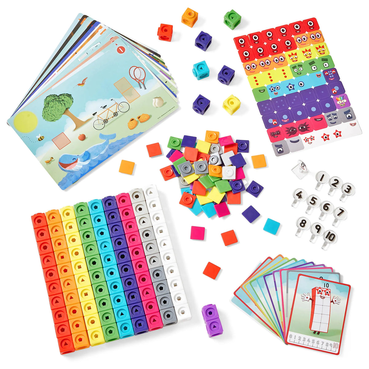 Hand2Mind MathLink® Cubes Numberblocks® 1–10 Activity Set
