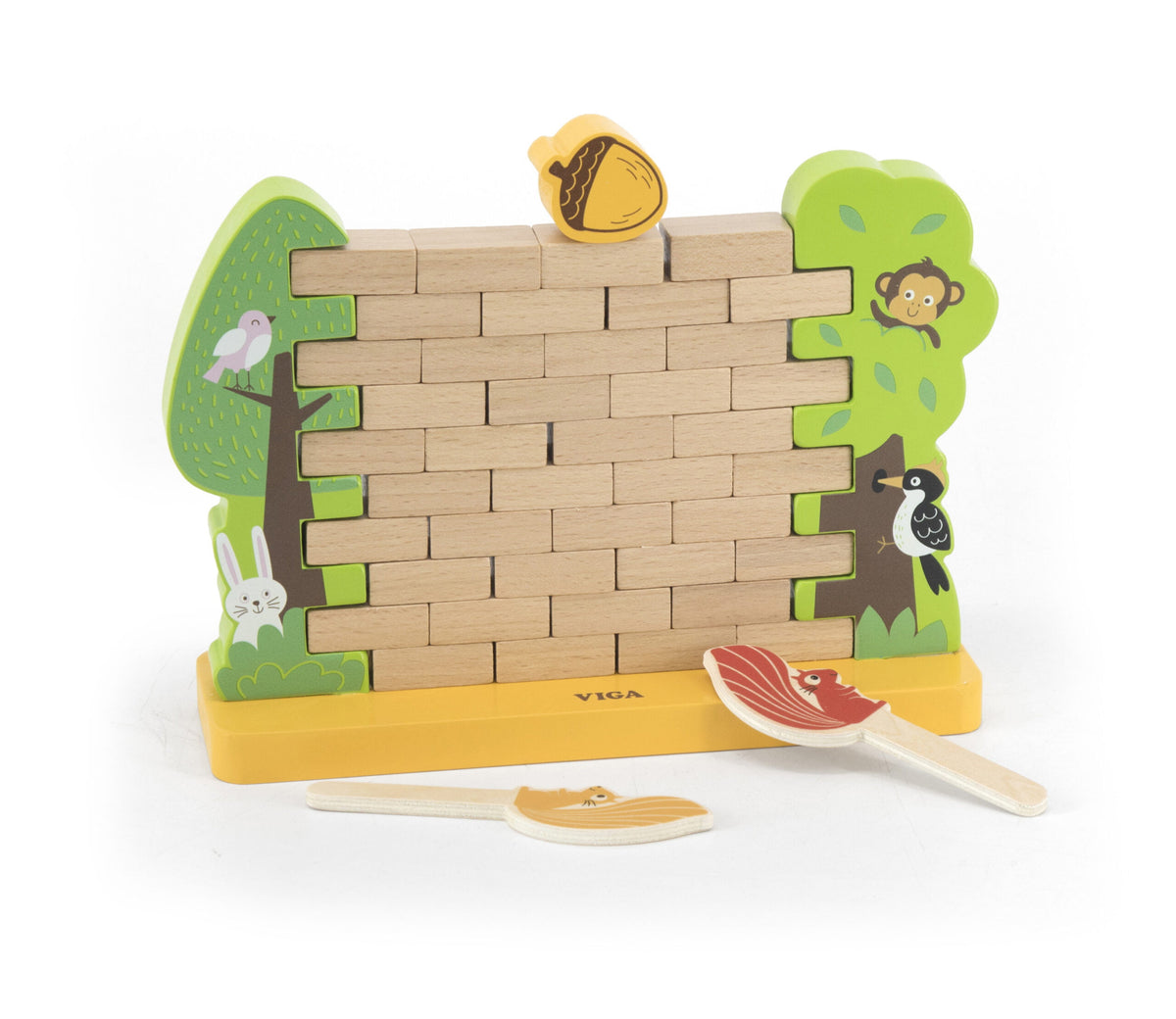 Viga Steady Squirrel : Brick Balancing Game