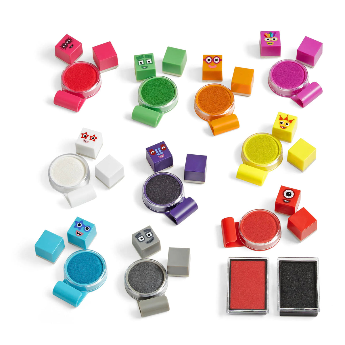 Hand2Mind Numberblocks® Stampoline Park Stamp Activity Set