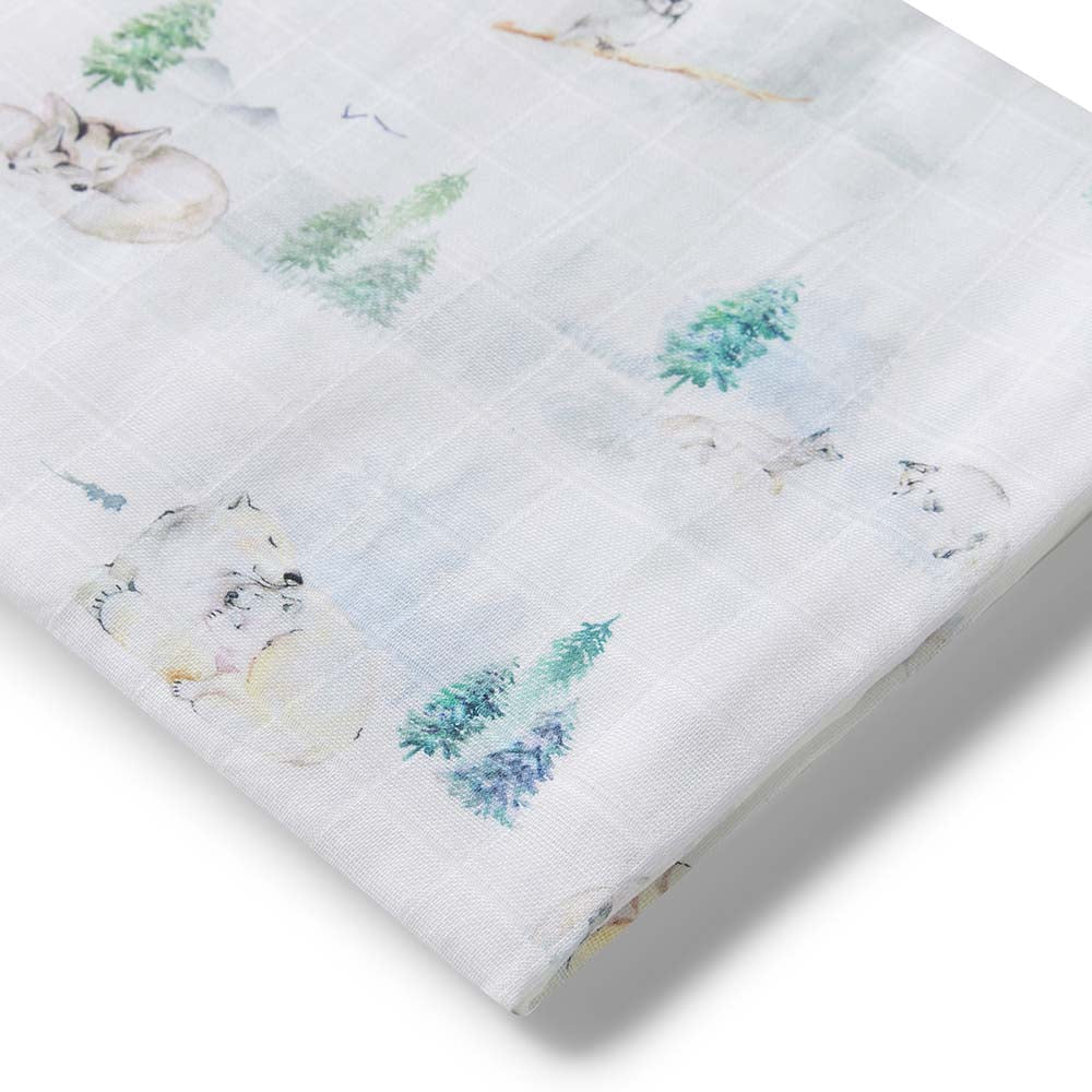 Snuggle Hunny Organic Muslin Wrap - Arctic