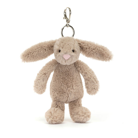 Jellycat Bashful Bunny Bag Charm Beige