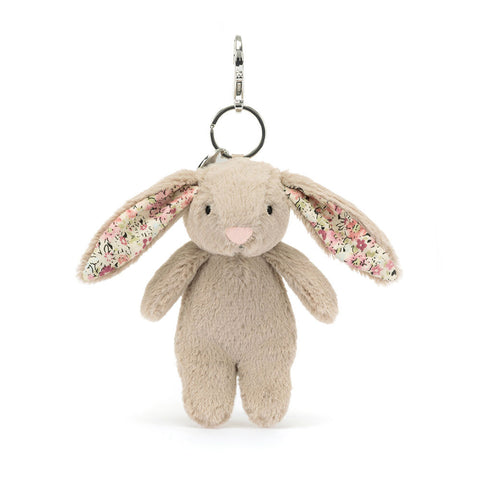 Jellycat Bunny Bag Charm Blossom Beige