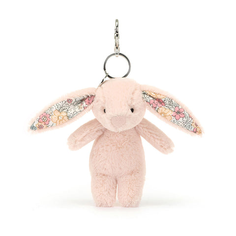 Jellycat Bunny Bag Charm Blossom Blush