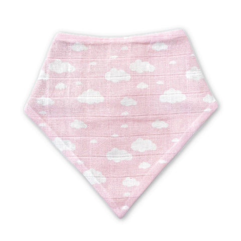 Little Canary Muslin Bib Cloud Pink