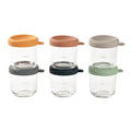 Beaba Set of 6 Glass Portions 250 ml Assorted