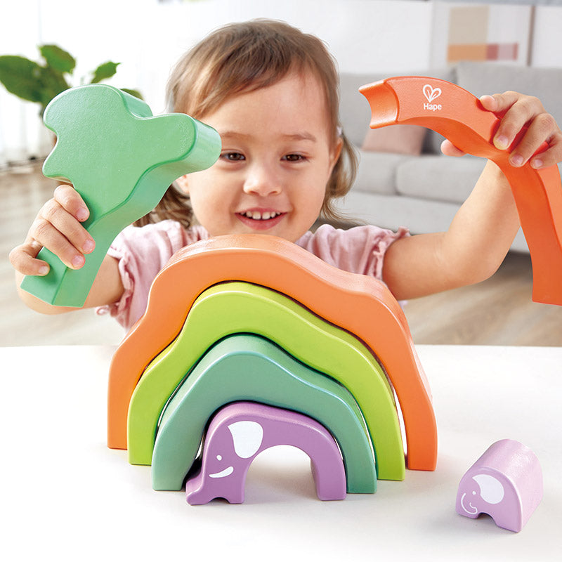 Hape Safari Elephant Stacking Blocks